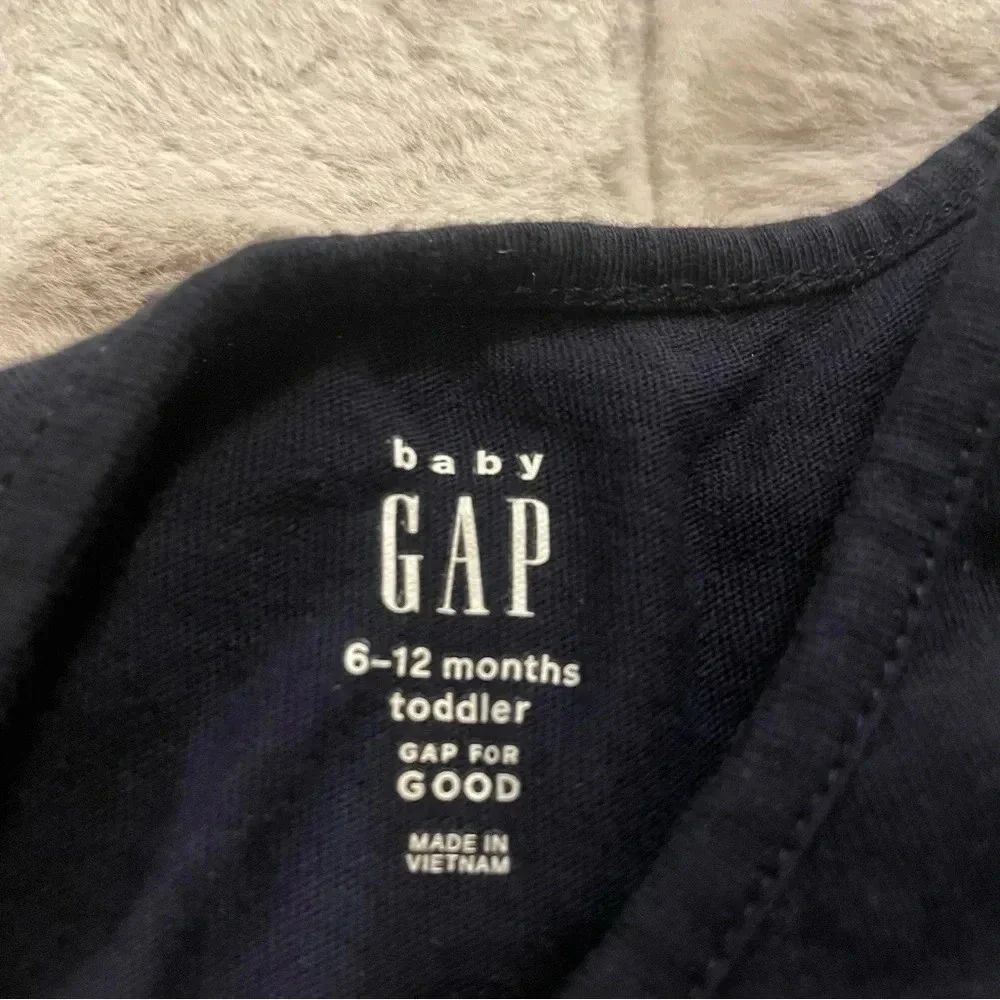 Navy Flutter Sleeve Tee Navy